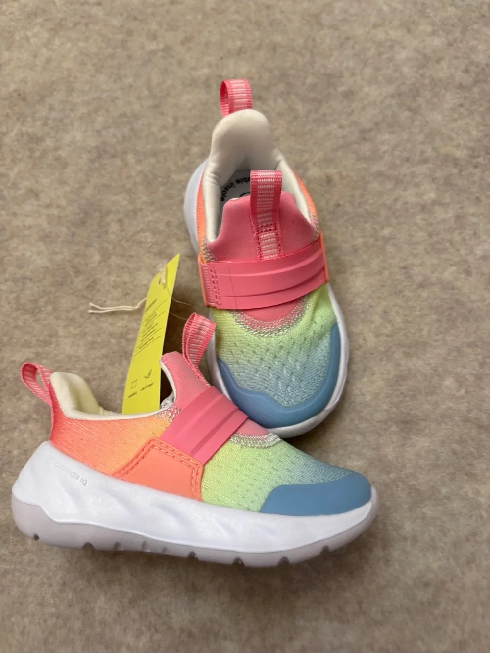 All in Motion Pink Slip On Comfort Sneakers Shoes Toddler Size 6